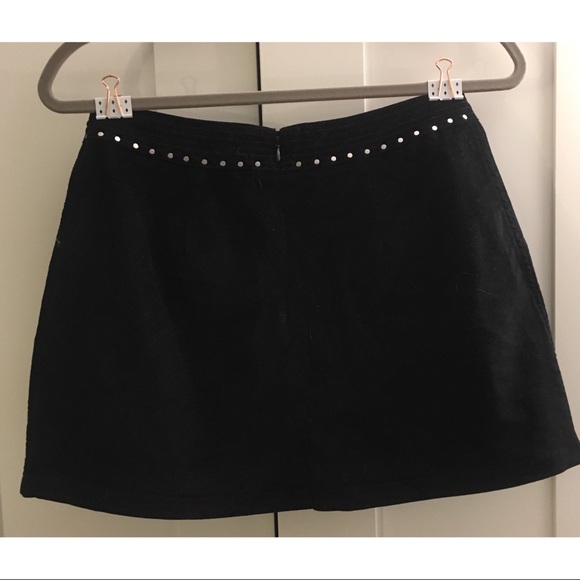 NEW Abercrombie & Fitch Velvet Studded Mini Skirt - Picture 6 of 6